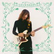 Album cover with a person playing guitar, surrounded by decorative green patterns and text 'unclouded Melody's Echo Chamber'.