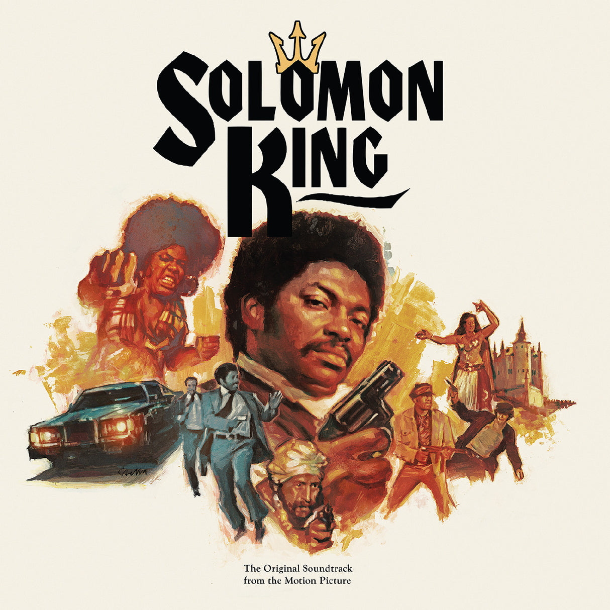 Solomon King--The Original Soundtrack from the Motion Picture LP (Tiger Swirl Vinyl)