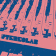 Album cover with 'Stereolab' text and abstract design in pink and blue.