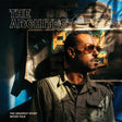 Man wearing sunglasses with a textured wall and abstract art in the background, featuring text 'The Architect' and 'The Greatest Story Never Told'.