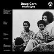 Album cover for 'Infant Eyes' by Doug Carn featuring a black and white photo of a woman and two children.