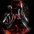 Two masks facing each other with 'VS.' in the center on a dark background.