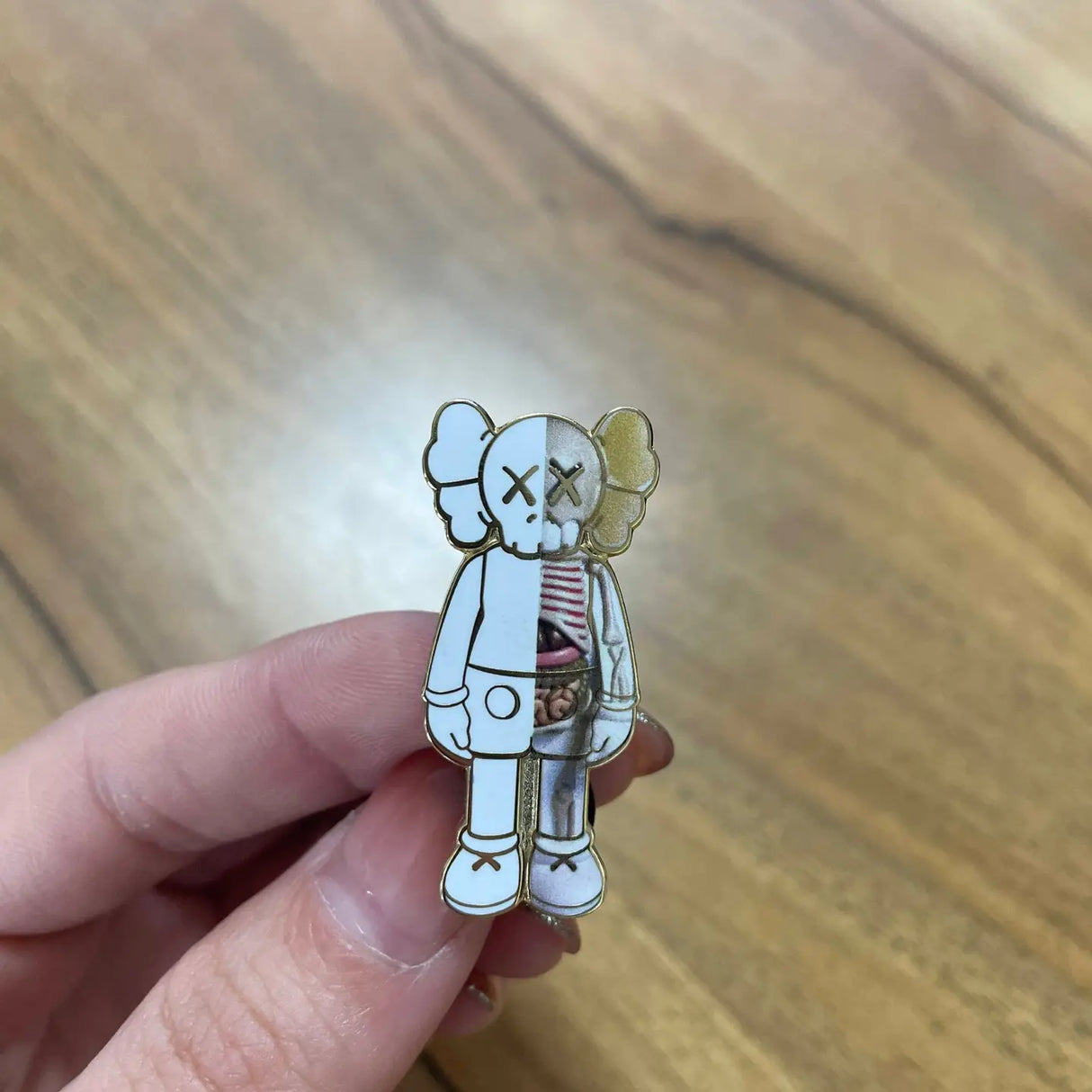 Hypebeast Kaws Dead Inside Hard Enamel Pin