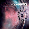 Cover of the Interstellar Original Motion Picture Soundtrack, featuring a visual representation of a wormhole with a circular pattern in the center and the artist's name, Hans Zimmer, at the bottom.