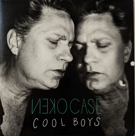 Album cover with a black and white reflection of a person's face, featuring the text 'Ken Case Cool Boys'.