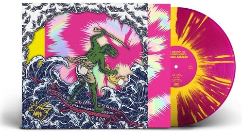 King Gizzard And The Lizard Wizard LP Teenage Gizzard (Magenta & Yellow w/Yellow Splatter Vinyl)]