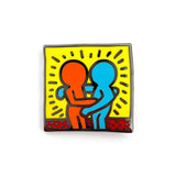 Keith Haring - friends Pin