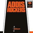 Album cover for 'Addis Rockers' with orange text on a black background