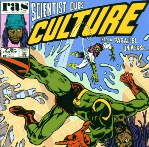 Comic book cover with superhero-like character and text about 'Culture' and 'Dubs'.