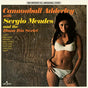 The image features the album cover of "Cannonball Adderley with Sergio Mendes and the Bossa Rio Sextet." It showcases a striking black and white photograph of a woman in a white bikini, which is thought to be a model's choice and not related to the album's content.