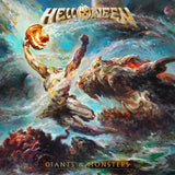Helloween - GIANTS & MONSTERS [Deep Ocean Blue Marbled 2LP, Pumpkin Etching on D-Side, 12-page booklet]
