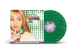 Vinyl record with 'Hannah Montana' cover featuring a girl with blonde hair and a green speckled record.