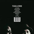 Album cover with text and a barcode on a black background