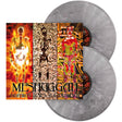 Vinyl records with a colorful album cover featuring a human figure and text.