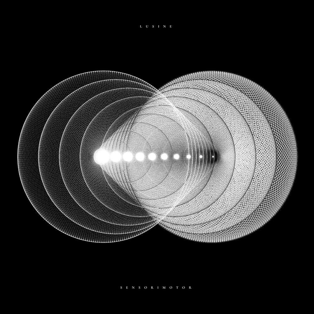 Spiral design with concentric circles on a black background, featuring the text 'Xenonimotor' at the top and bottom.