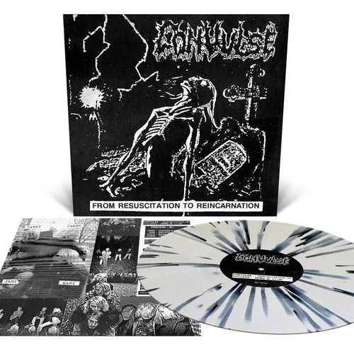 Vinyl record set with cover and disc, featuring black and white artwork.