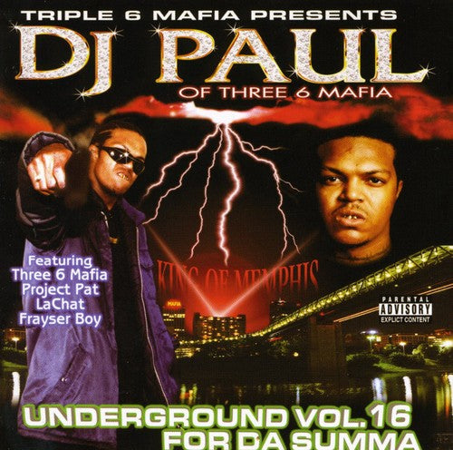 DJ Paul - Underground 16: For Da Summa CD