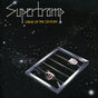 Album cover for 'Crime of the Century' by Supertramp with hands reaching through a window against a starry night sky.