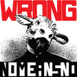 Record cover art featuring a black and white illustration with the band Nomeansno and the album title 'Wrong'.