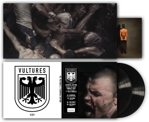 Vinyl album with cover art and 'Vultures' label