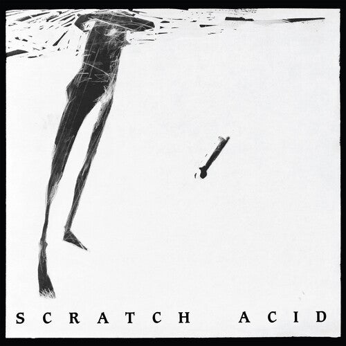 Album cover with abstract design and 'Scratch Acid' text