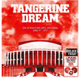 Album cover for Tangerine Dream concert at Place des Arts, Montreal with red and white design.