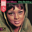 Album cover featuring a woman with a green hood and text about Otis Redding's 'Soul Album'.