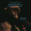 Album cover with a person wearing a cap and text 'Donny Hathaway Live' on a dark background