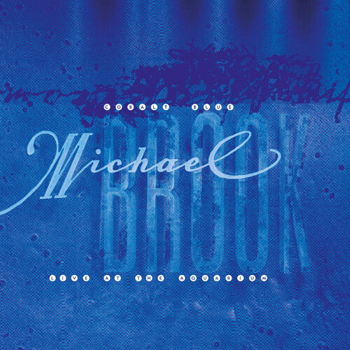 Album cover with 'Michael Brook' text on a blue textured background
