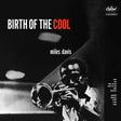 Album cover of 'Birth of the Cool' by Miles Davis with a black and white photo of a musician playing a trumpet.