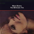 Album cover of 'Moon Beams' by The Bill Evans Trio with a close-up of a woman's face.