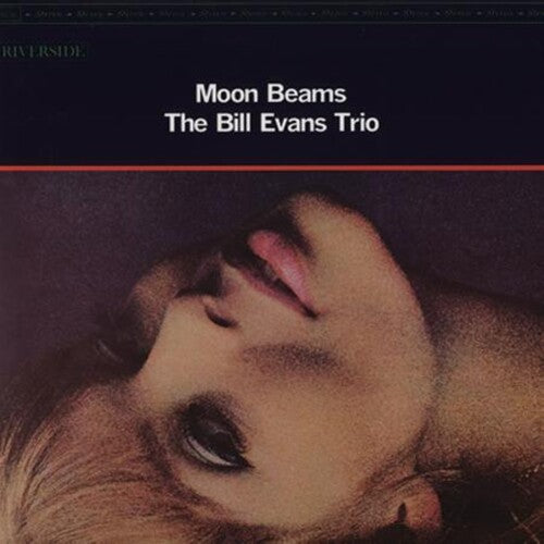 Album cover of 'Moon Beams' by The Bill Evans Trio with a close-up of a woman's face.
