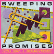 Album cover with abstract design and text on a pink border