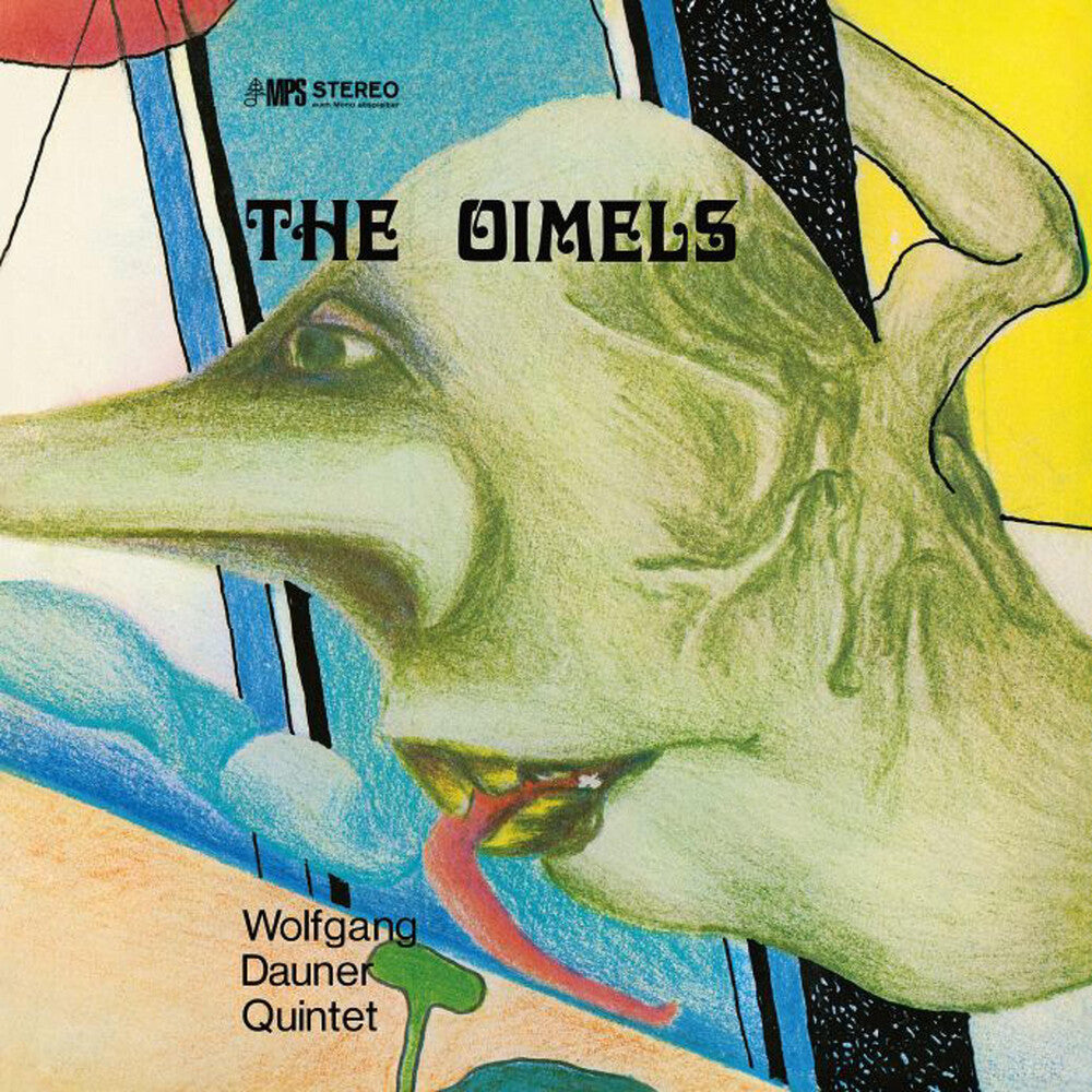 Album cover with abstract design and text 'The Oimels' by Wolfgang Dauner Quintet