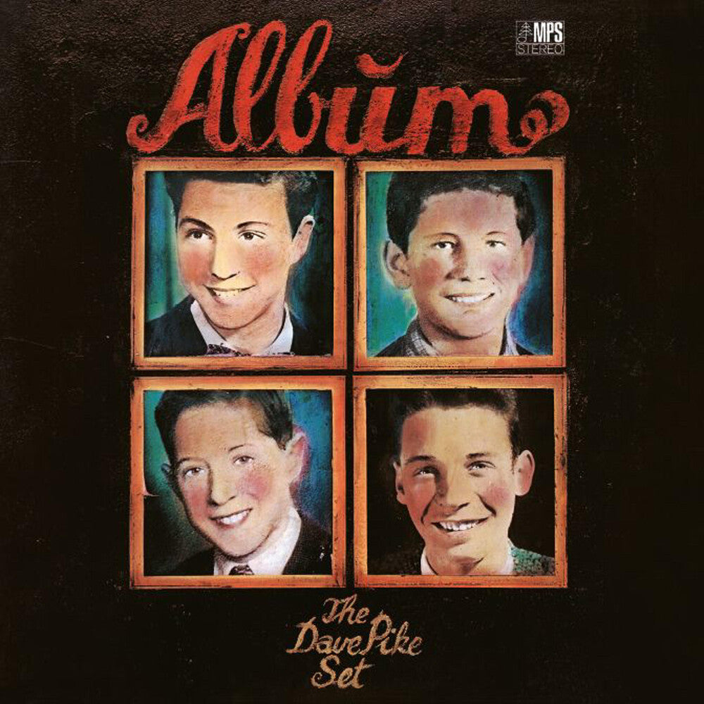 Album cover with four portraits of a young man and the text 'Album' and 'The Dave Pike Set'.