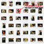 Album cover for 'The Best of John Prine' with film strip design and album title.