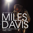 Album cover for 'The Very Best of Miles Davis' featuring a musician with a spotlight.