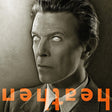 Black and white portrait of a person with 'Aladdin Sane' text overlay