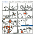 Album cover with cartoon-style illustrations of animals and nature, featuring the text 'la rana agustin pereyra lucena quartet'.