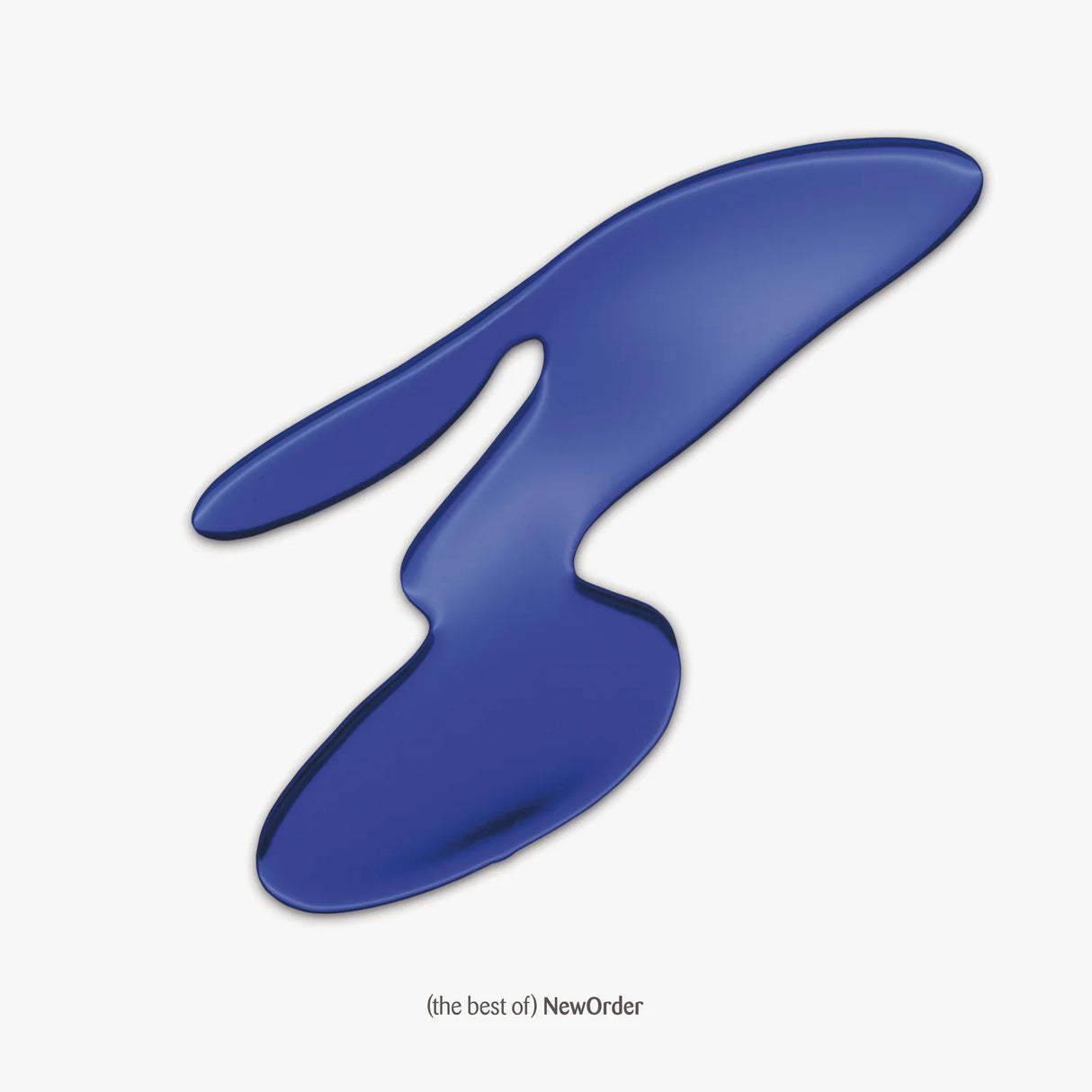 Blue abstract design on a white background with text below.