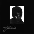 Black and white album cover with a signature at the bottom