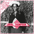 Album cover with a person wearing a sailor hat and text about hair care, featuring the name Linval Thompson.