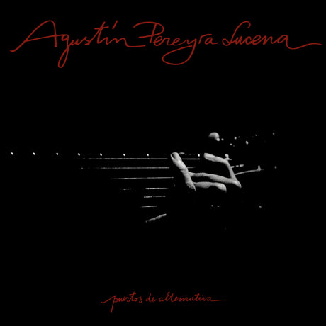 Album cover with guitar strings and 'Agustin Pereyra Lucena' text on a black background