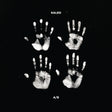 Black and white album cover with handprints and 'Kaleo' branding
