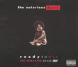 Album cover of 'Ready to Die' by The Notorious B.I.G. with a child's portrait on a black background.