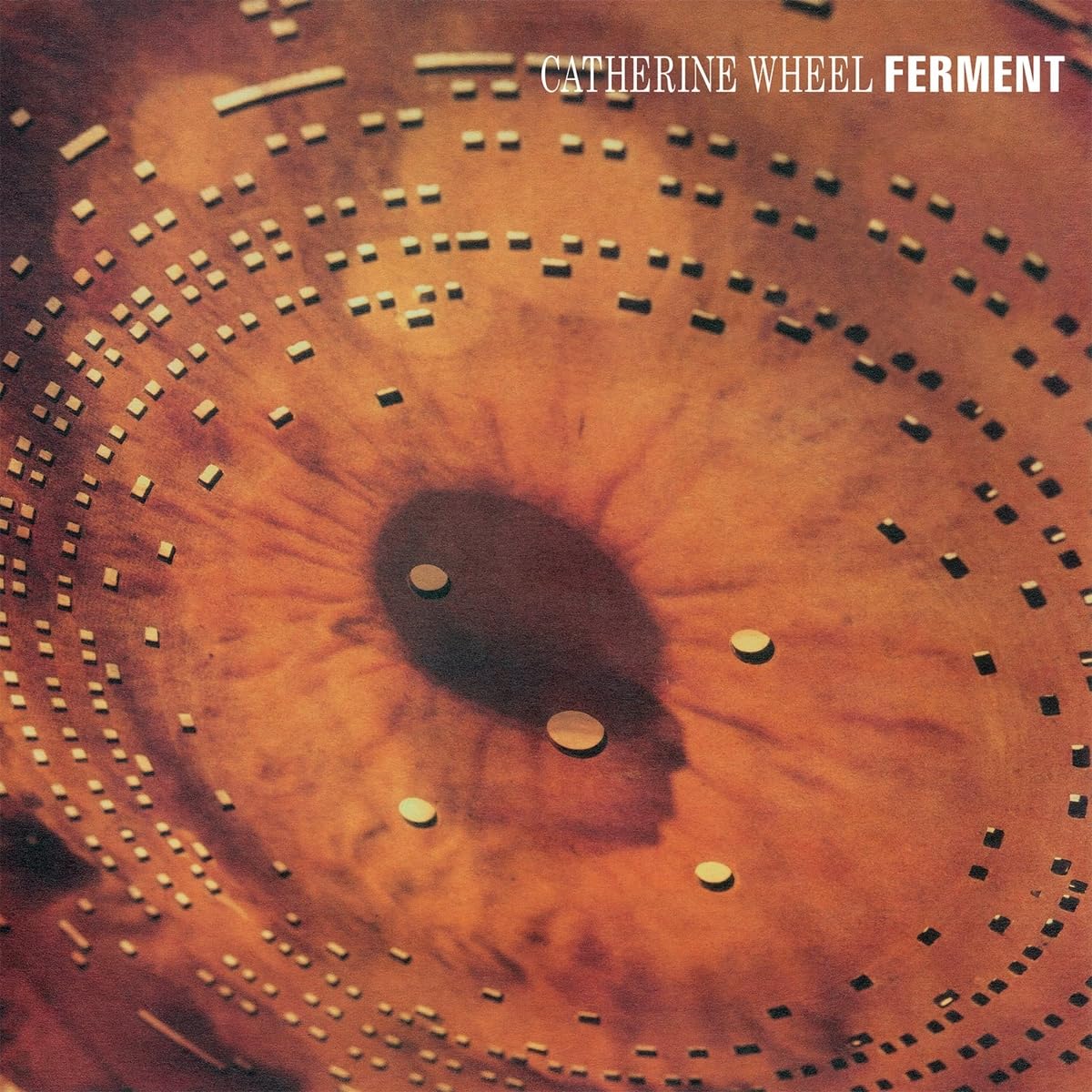 Album cover with a wooden fermentation vessel design and 'Catherine Wheel Ferment' text.