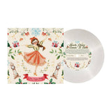 Vinyl record with a decorative cover featuring a character and festive design.
