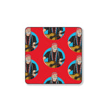 Willie Nelson Square Coaster