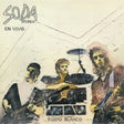 Album cover of Soda Stereo with band members and text 'SODA Stereo En Vivo Ruido Blanco'.