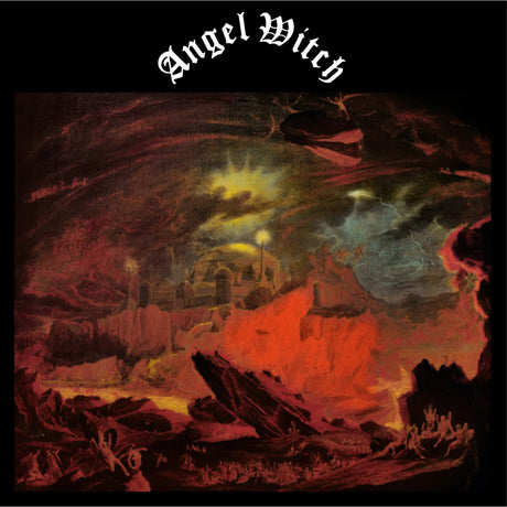 Album cover with a dark, atmospheric scene and 'Angel Witch' text at the top.